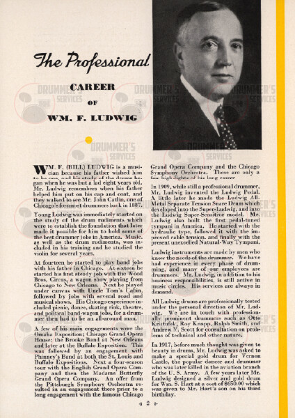 Ludwig Drum Catalog - 1933