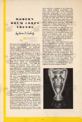 Ludwig Drum Catalog - 1932 (Drum Corps)