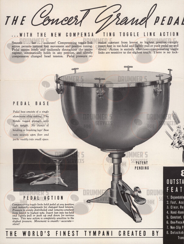 Ludwig Drum Catalog - 1937 (Tympani)