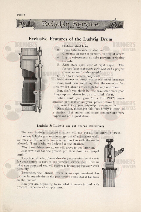 Ludwig Drum Catalog - 1922