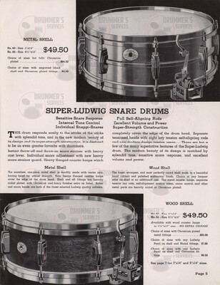 Ludwig Drum Catalog - 1940A