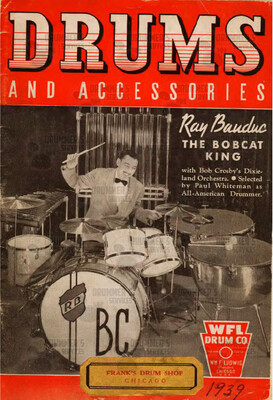 Ludwig Drum Catalog - 1939A - WFL &quot;Red&quot;
