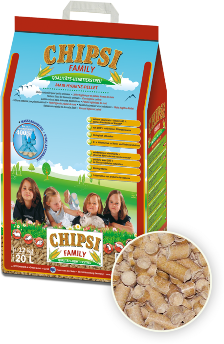 Chipsi Family - Das Einstreu-Universal-Genie 12kg (20L)