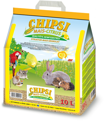 Chipsi Mais Citrus   die Alternative aus Maiskolbenspindeln 4,2kg (10L)