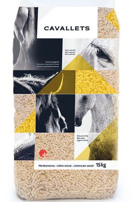 Cavallets wood pellets 15 kg per bag