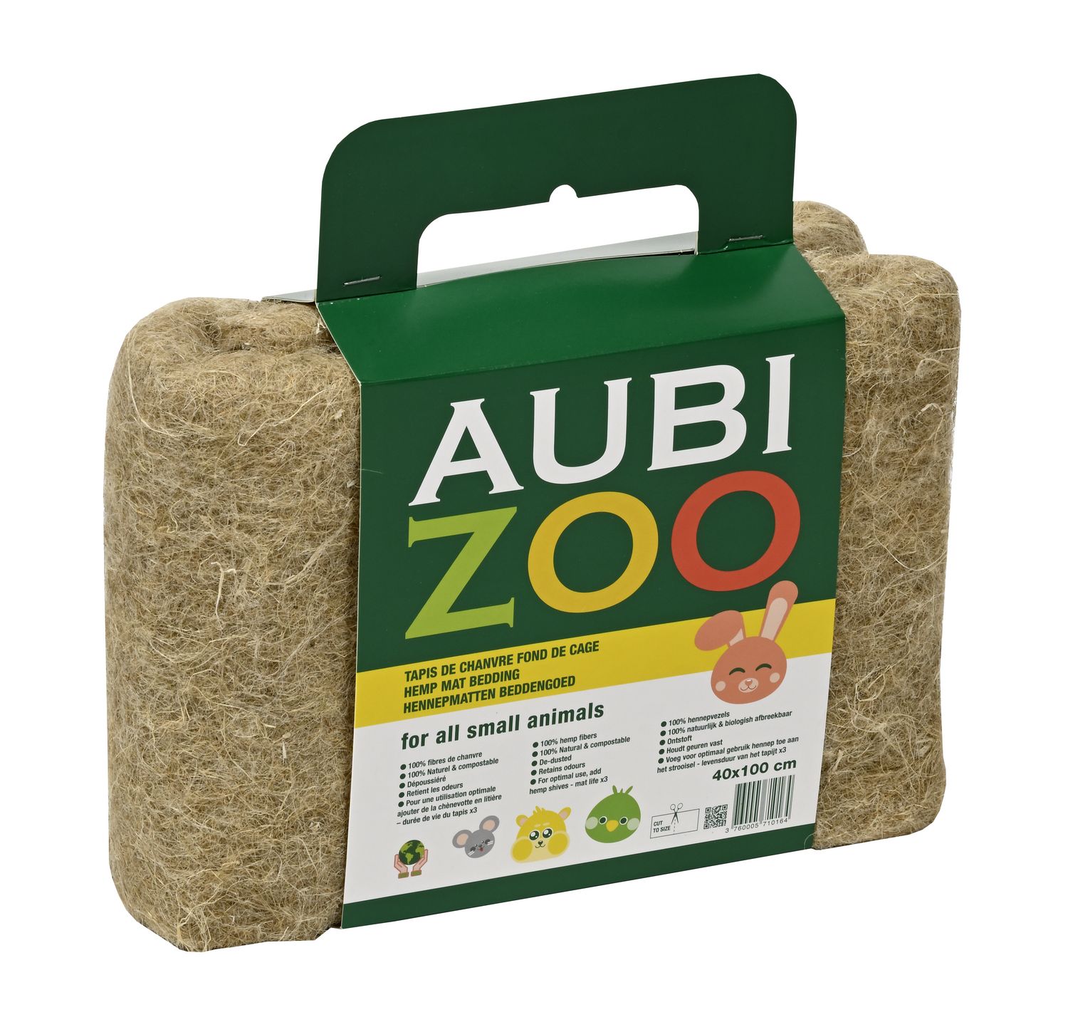 Hemp mat Aubizoo 40 x 100 cm 2 mats