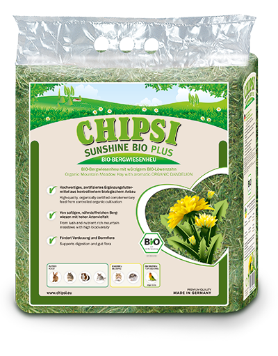 Chipsi Sunshine organic hay dandelion (certified) 