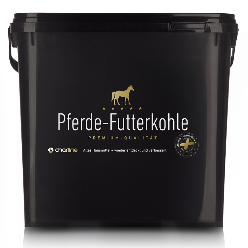 Food grade charcoal for horses 2.5 kg pellets