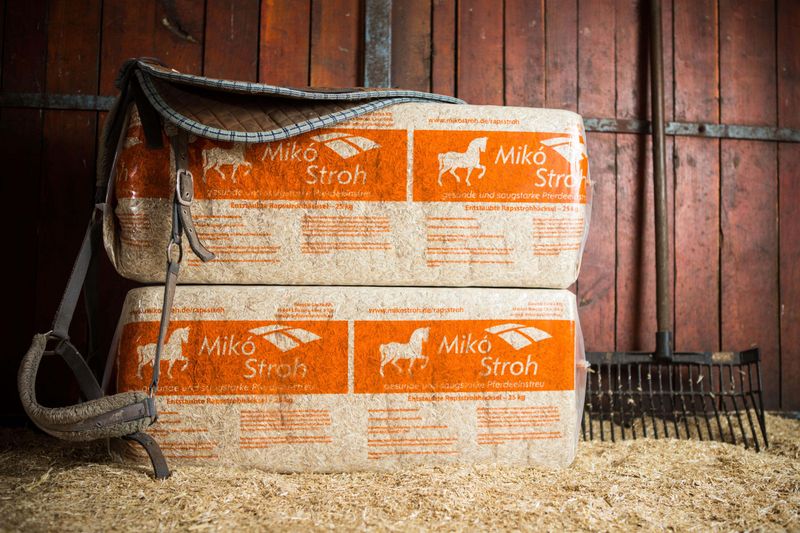 Miko-Stroh (Weizen) 25 kg pro Balle