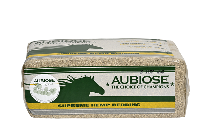 Hemp bedding Aubyose mit Eukalyptus 20 kg bale