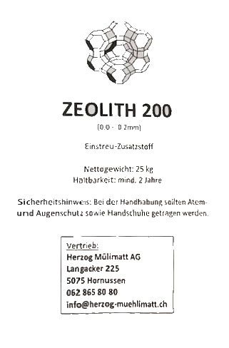 Zeolite rock flour 25 kg