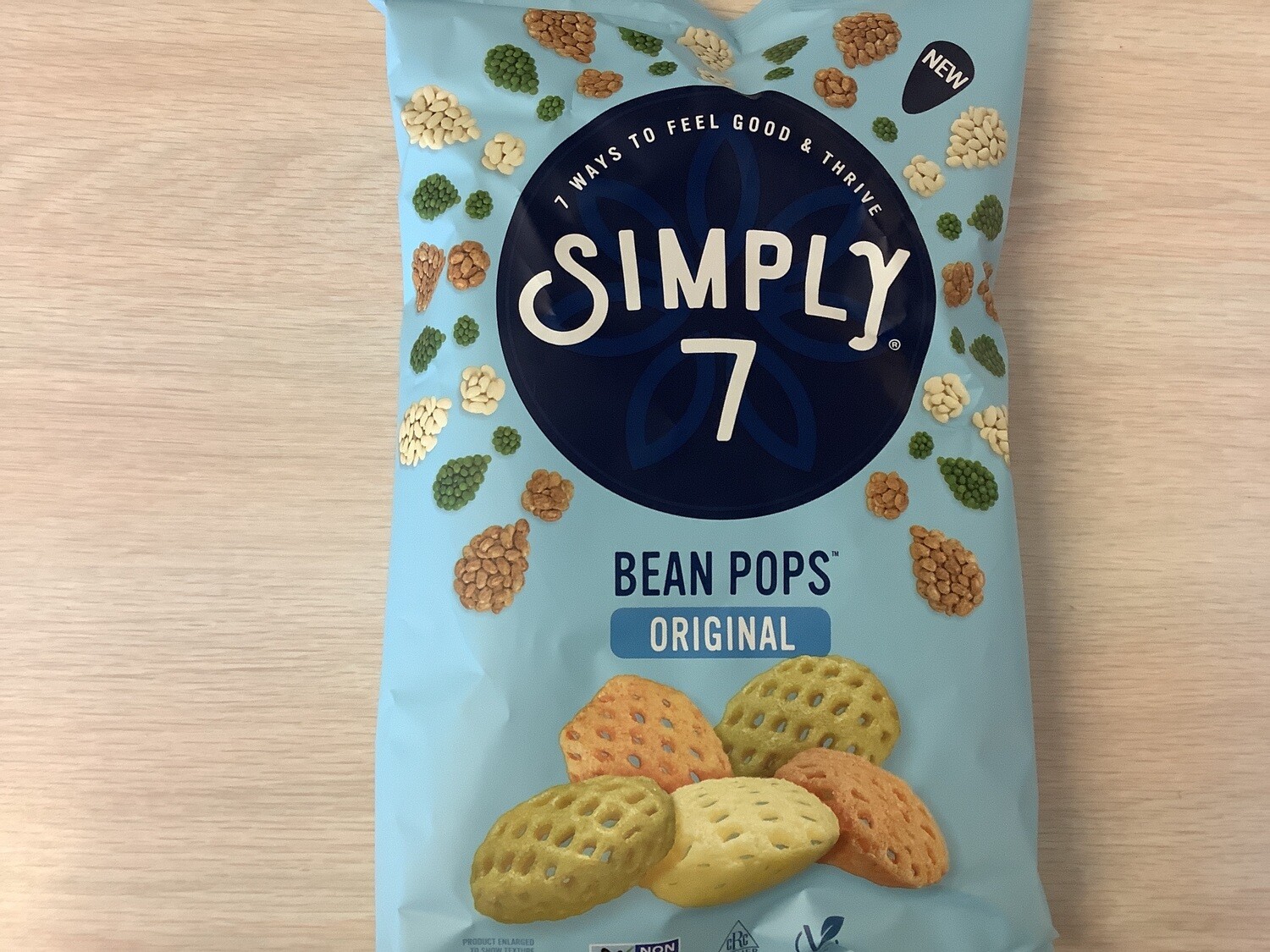 SIMPLY 7 BEAN POPS ORIGINAL 3.5 Oz