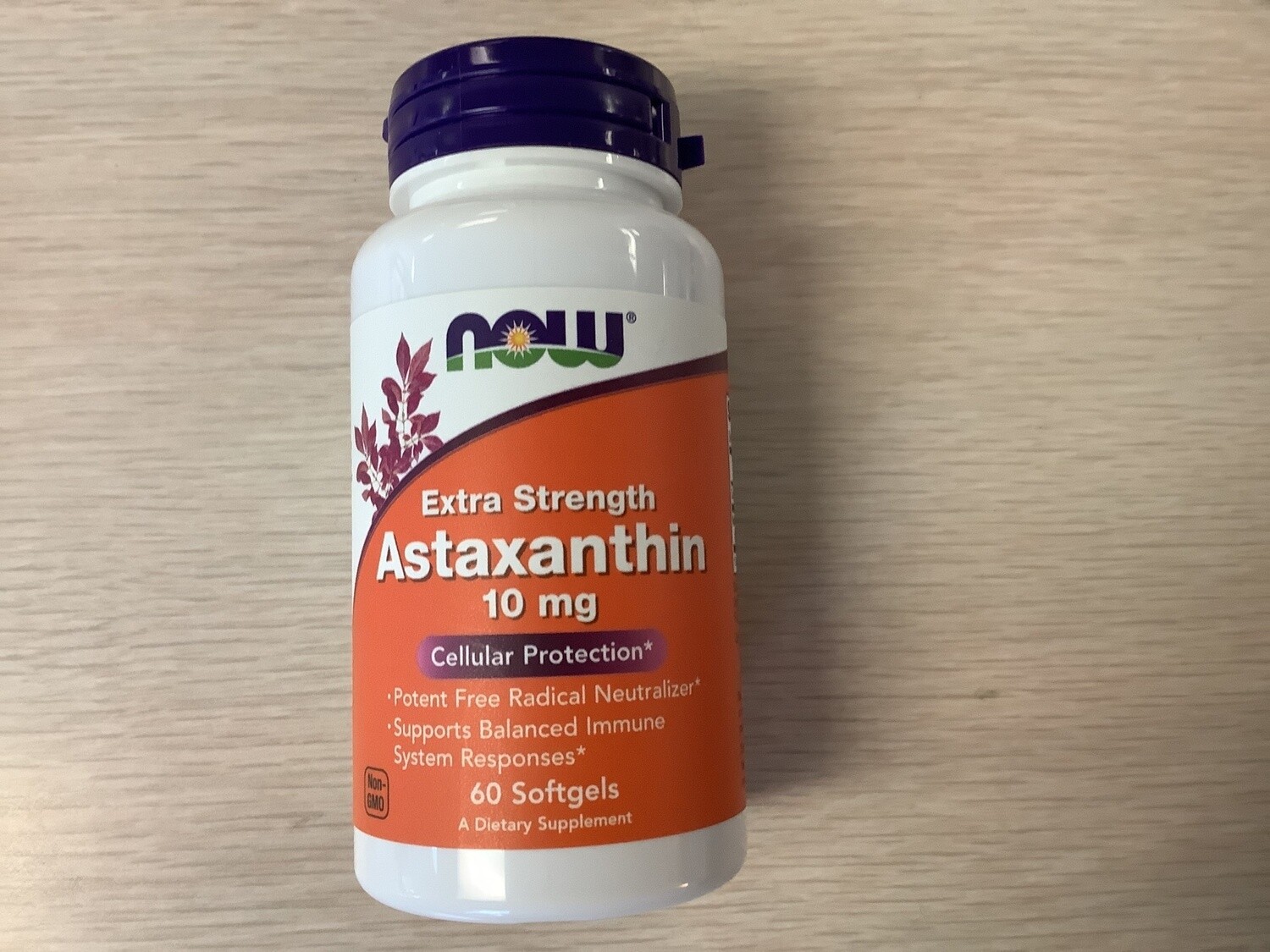 NOW ASTAXANTHIN 10 MG 60 SGELS