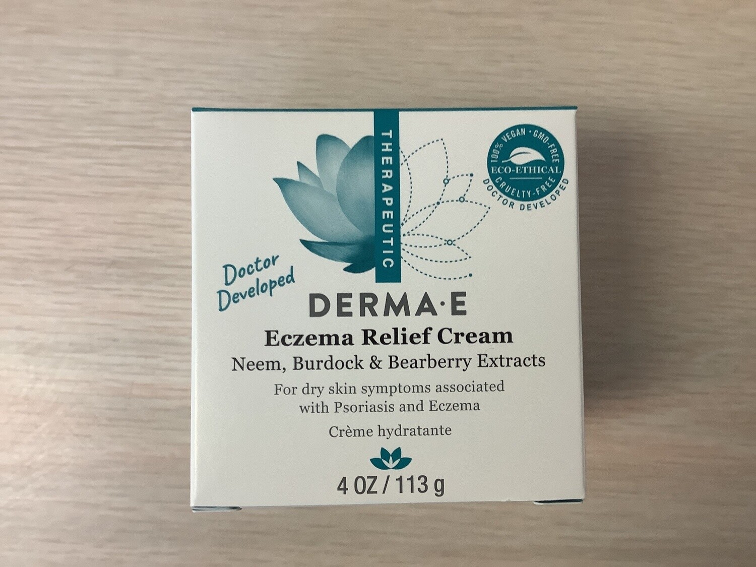 DERMA-E ECZEMA RELIEF CREAM 4 OZ