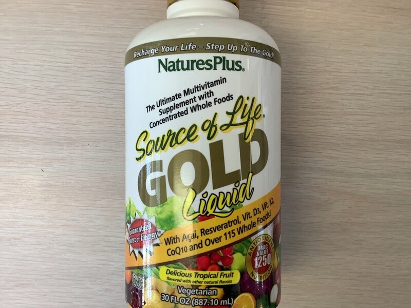 NATURES PLUS SOURCE OF LIFE GOLD LIQUID 30 OZ