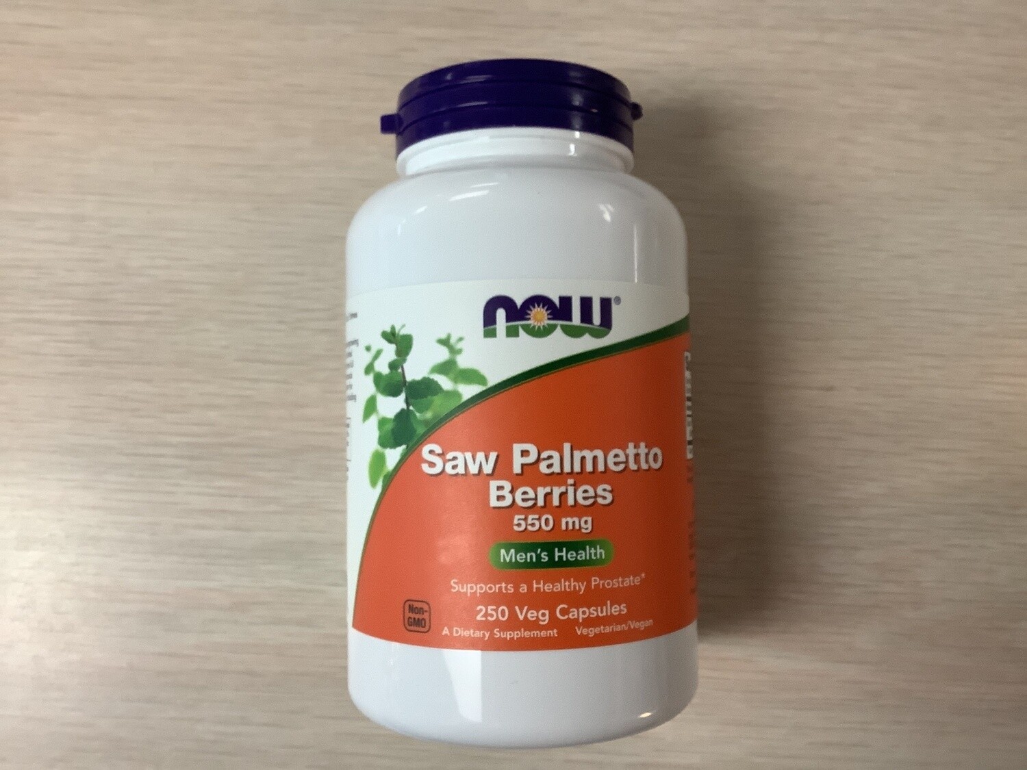 NOW SAW PALMETTO 550mg  250 VCAPS