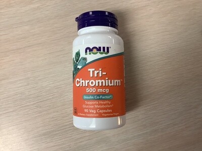 NOW TRI-CHROMIUM 500MCG+CINNAMON 90 VCAPS