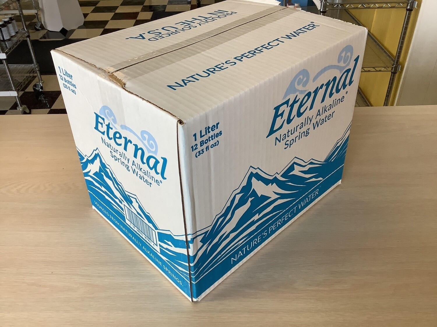 ETERNAL SPRING WATER NATURALLY ALKALINE 1 L CASE OF 12
