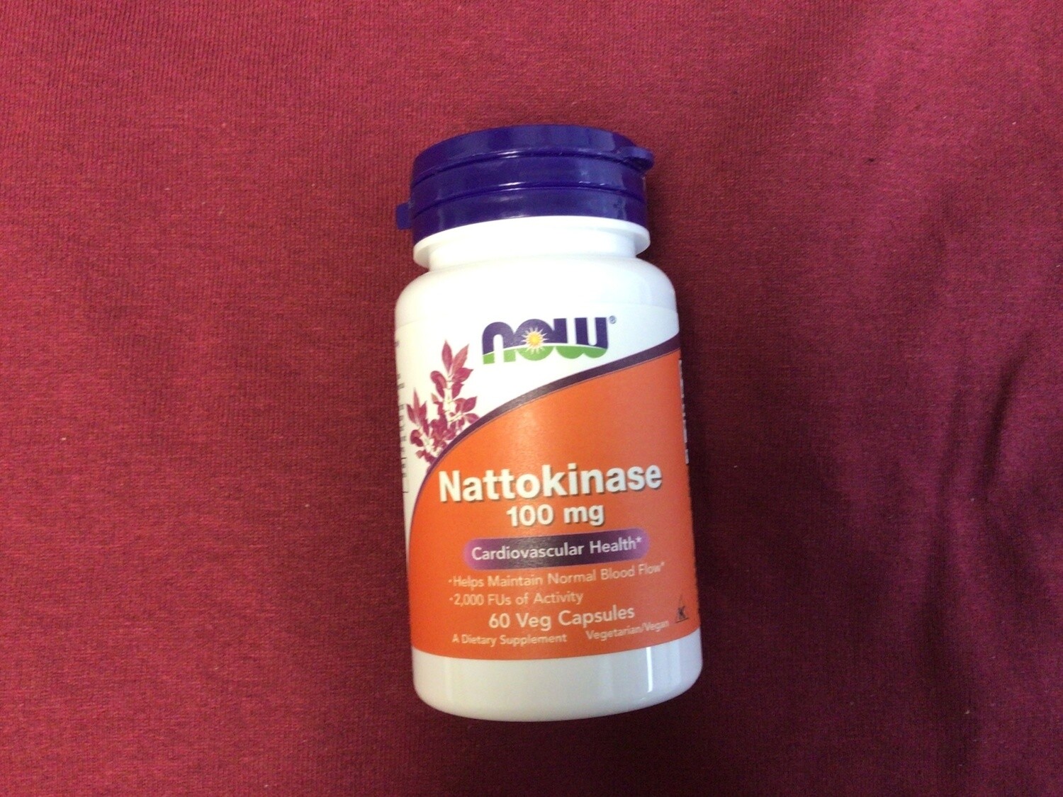 NOW NATTOKINASE 100MG 60 VCAPS