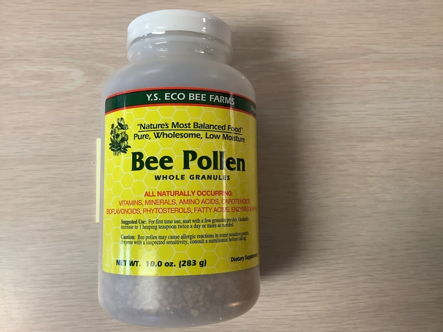 YS ECO BEE FARMS Low Moisture Bee Pollen 10.0 oz