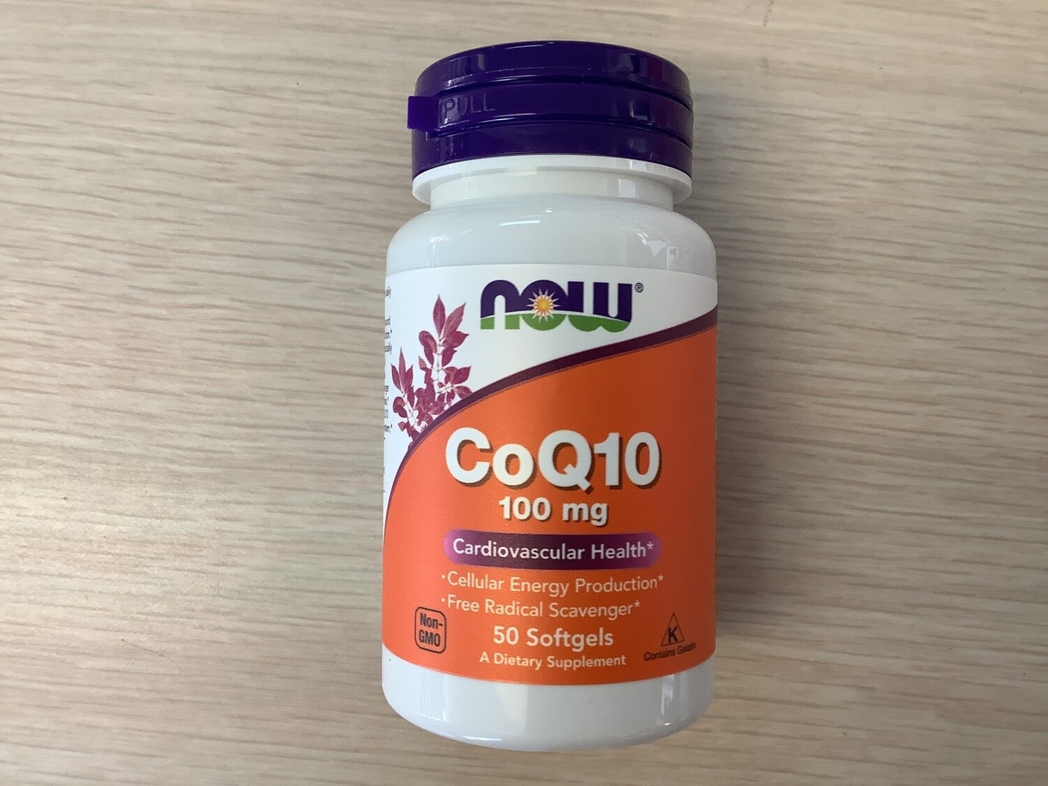 NOW CoQ10 100mg  50 SGELS