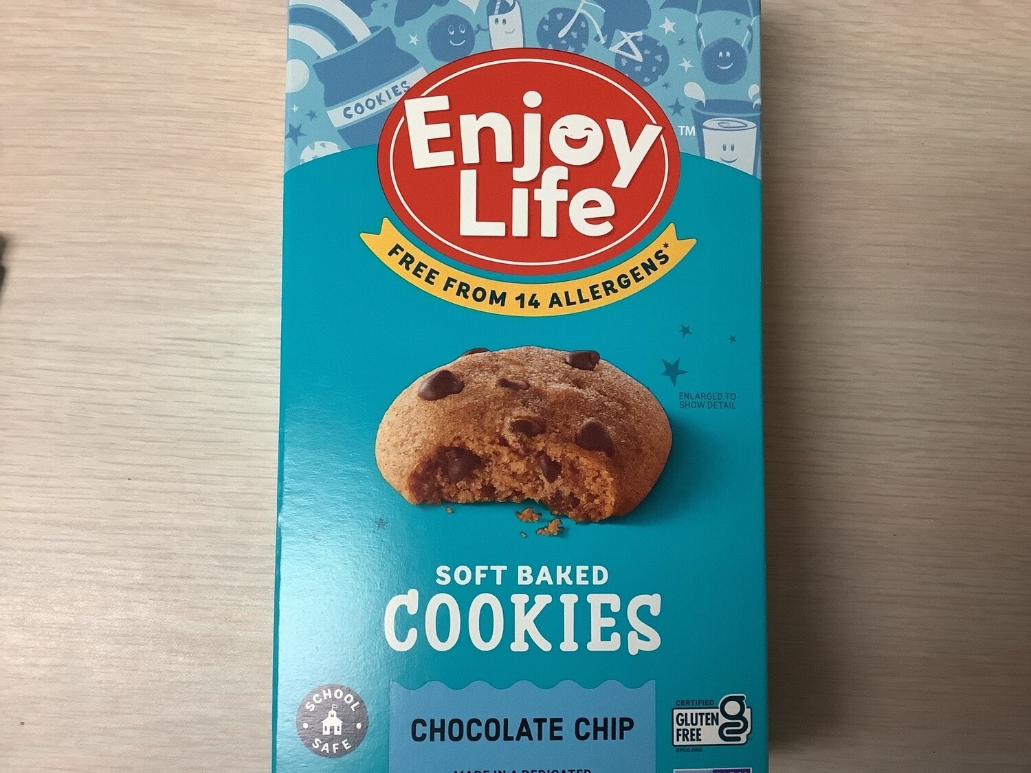ENJOY LIFE COOKIES CHOCOLATE  CHIP GLUTEN FREE 6 OZ