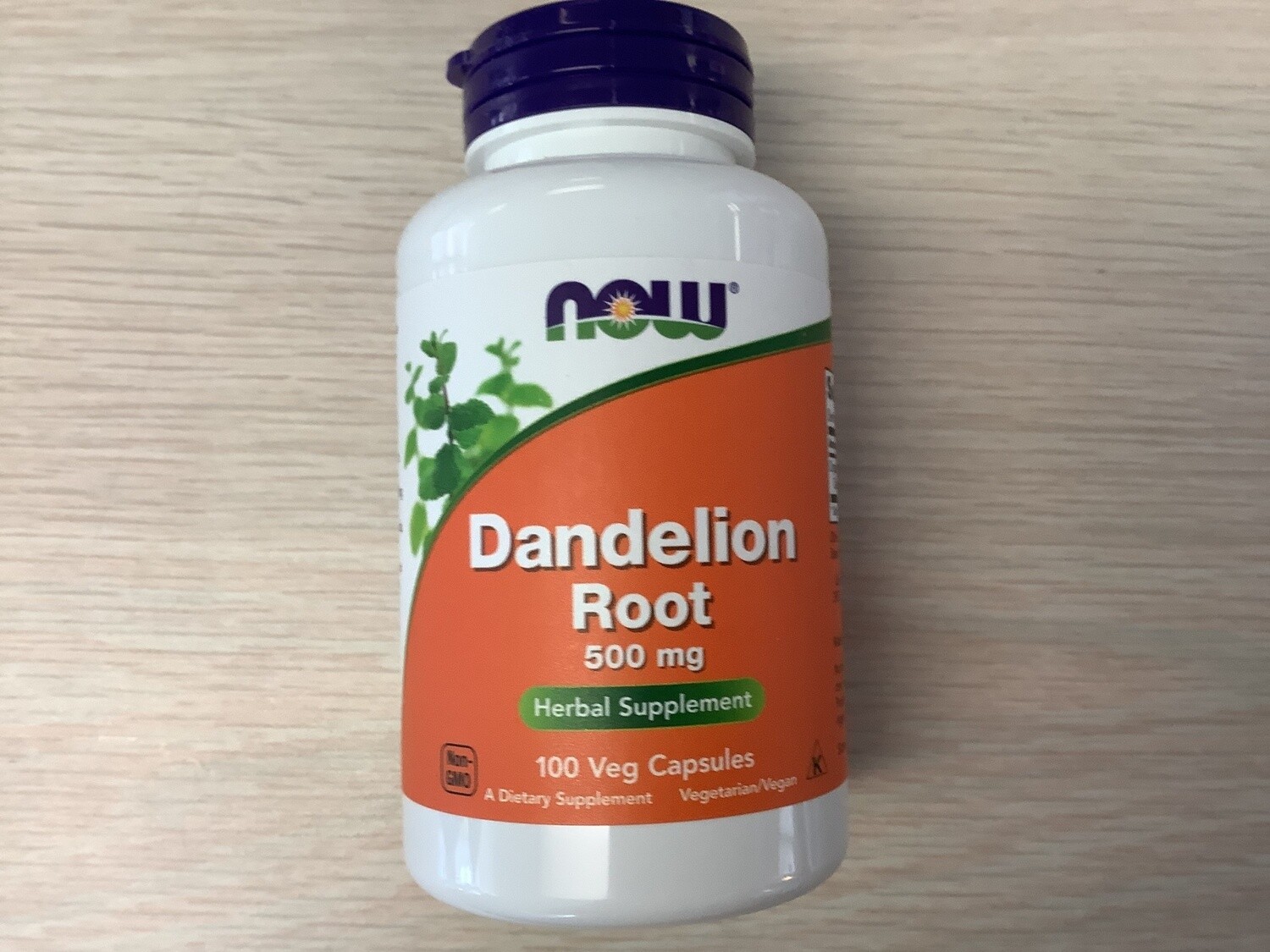 NOW DANDELION ROOT 500mg 100 VCAPS