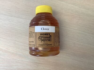 CAMPBELL APIARIES 16 OZ CLOVER HONEY (LOCAL)