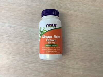 NOW GINGER ROOT 5%/250MG EXTRACT  90 VCAPS