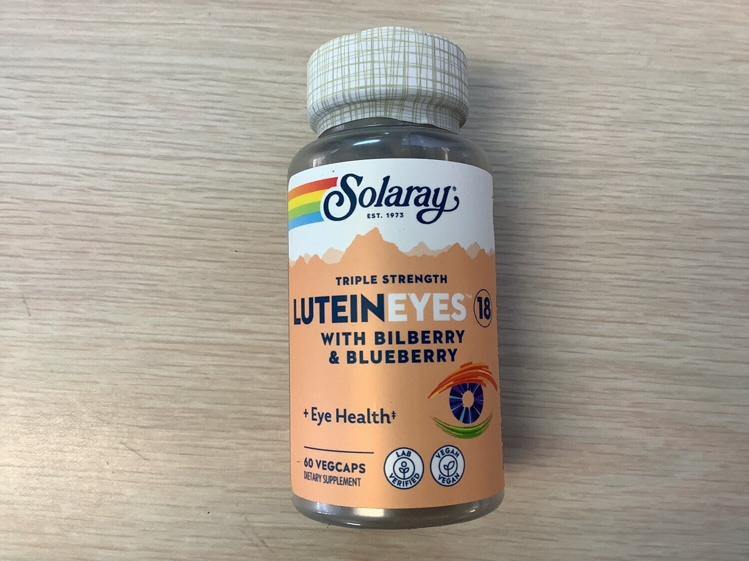 SOLARAY Lutein Eyes 18 Triple Strength18 mg 60 vcaps