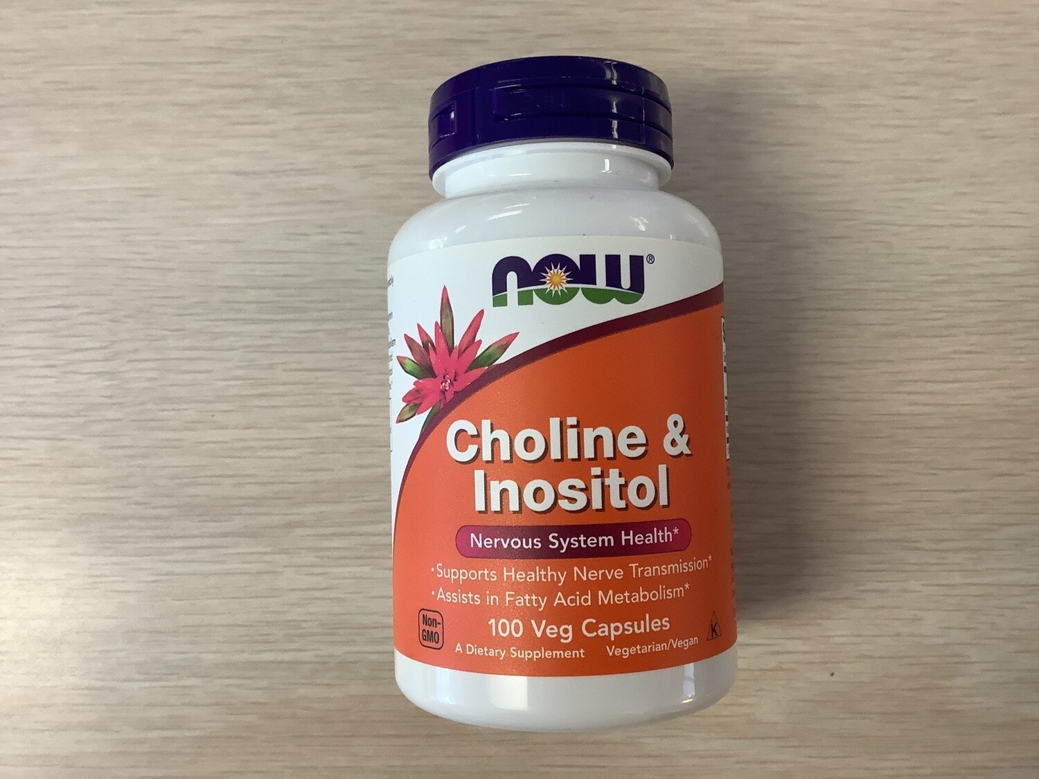 NOW CHOLINE &amp; INOSITOL 250/250mg 100 VCAPS