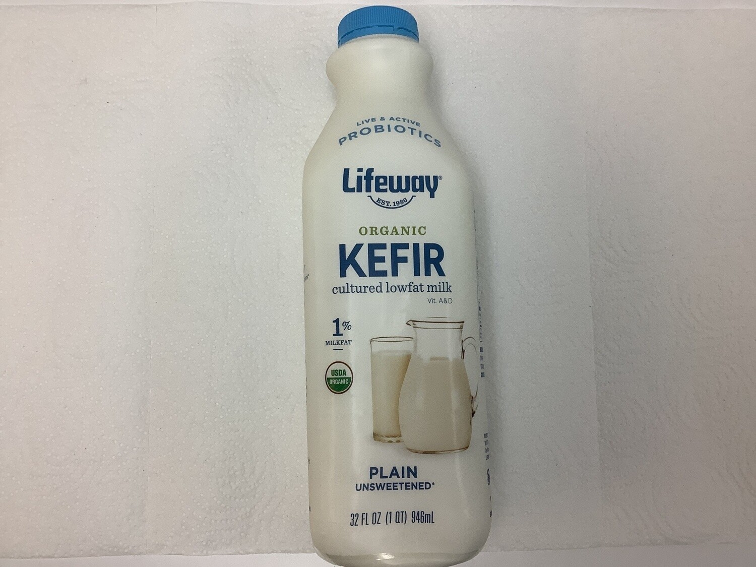 LIFEWAY KEFIR LOW FAT PLAIN ORGANIC 32 OZ REFRIGERATED