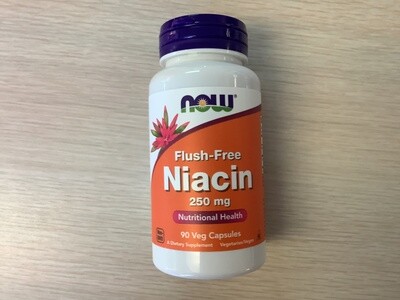 NOW NIACIN FLUSH FREE 250mg 90 VCAPS