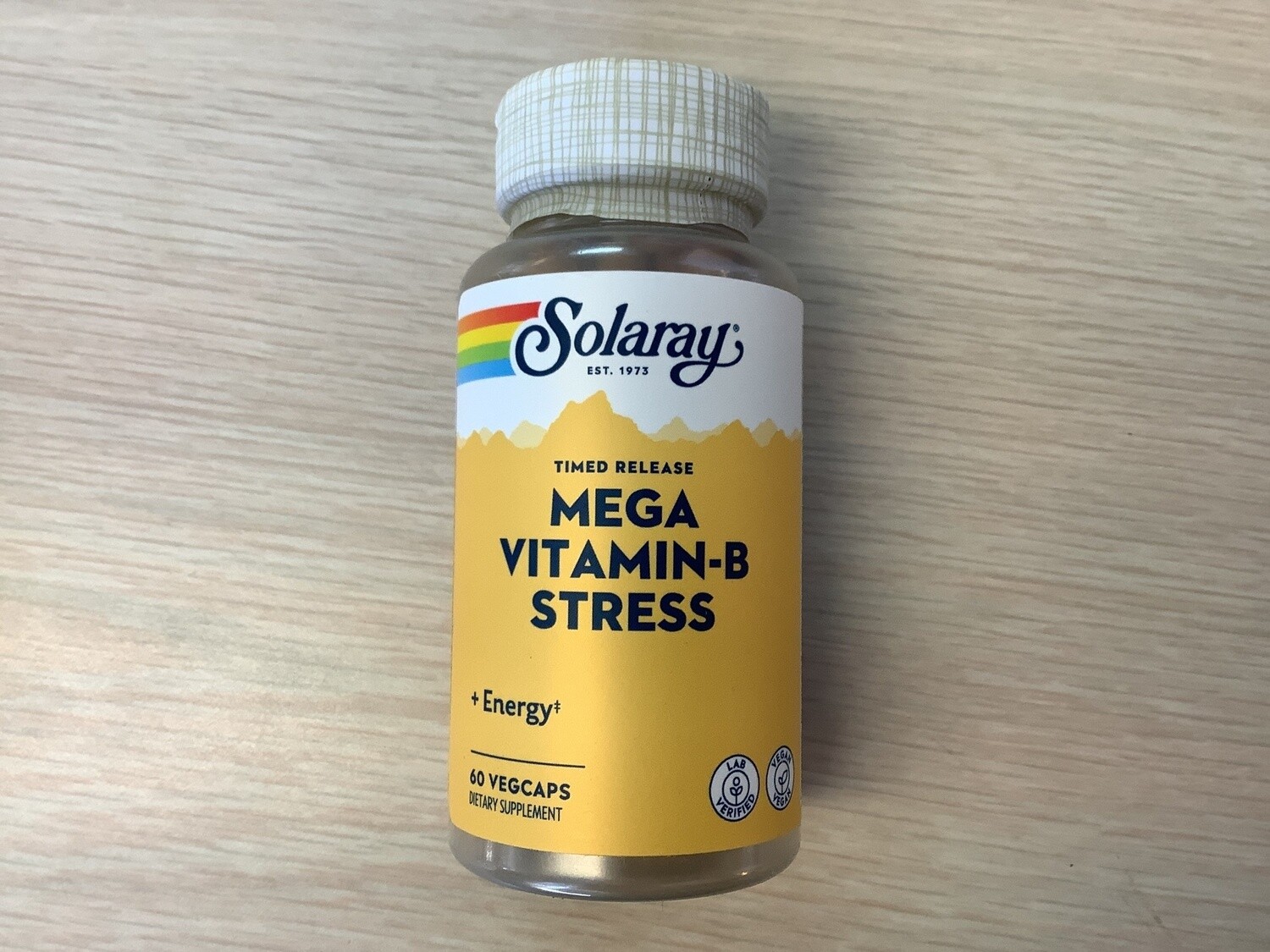 SOLARAY Mega Vitamin B StressTimed-Release 60 vcaps