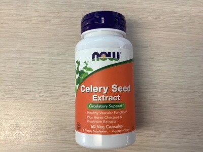 NOW CELERY SEED EXTRACT 60 VCAPS