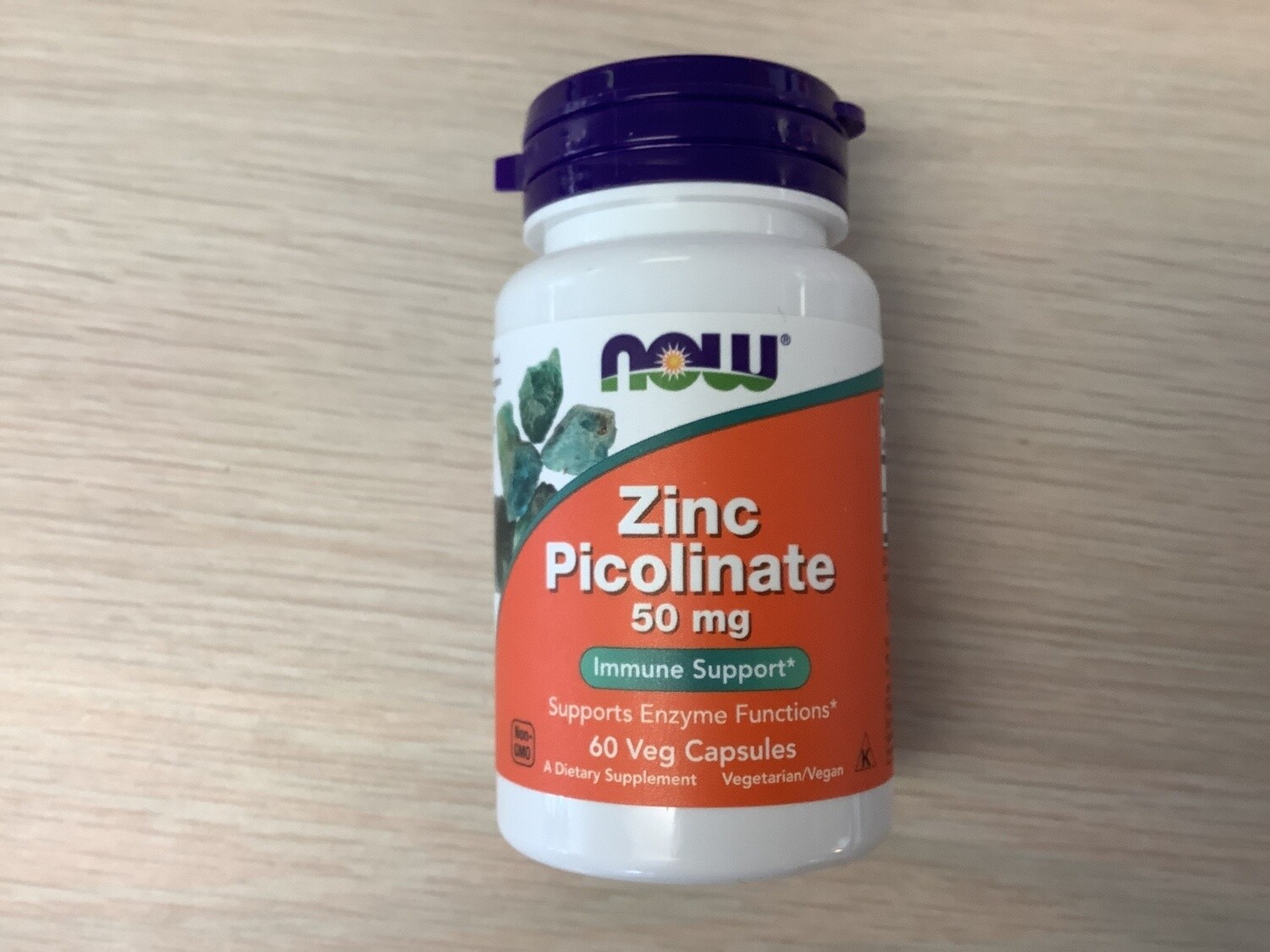 NOW ZINC PICOLINATE 50mg 60 VCAPS