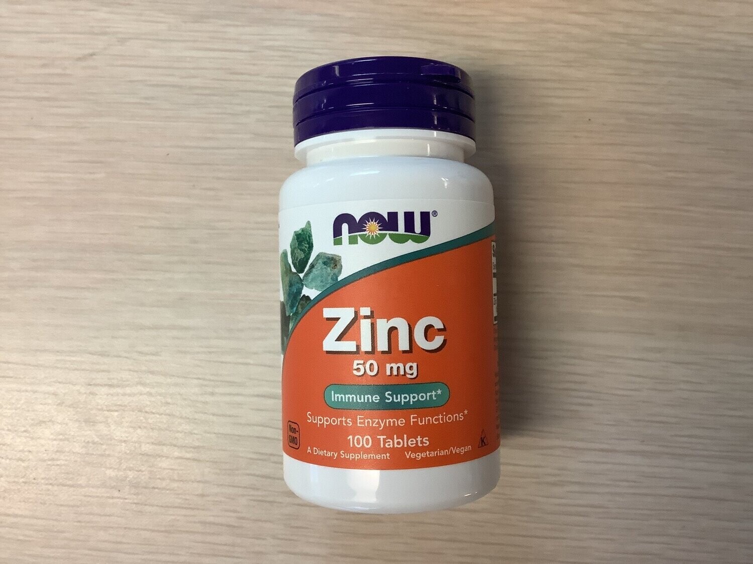NOW ZINC GLUCONATE 50mg 100 TABS