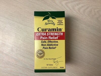 TERRY NATURALLY Curamin PAIN RELIEF Extra Strength 120 vtabs