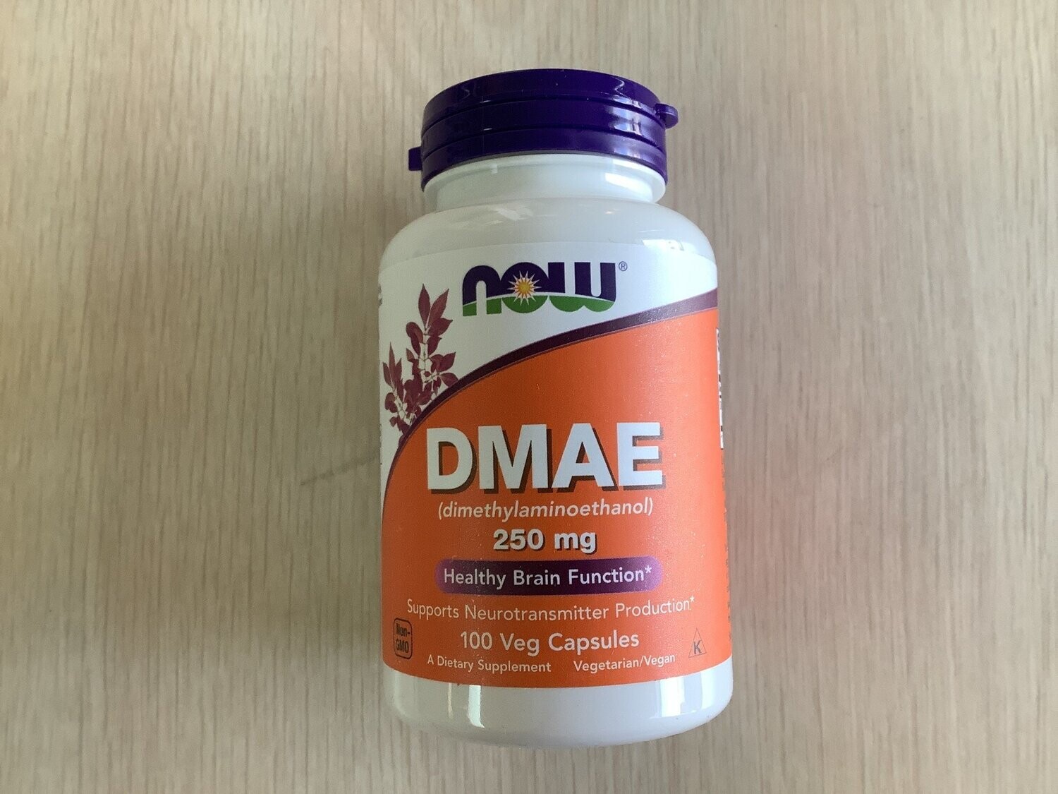 NOW DMAE 250MG  100 VCAPS