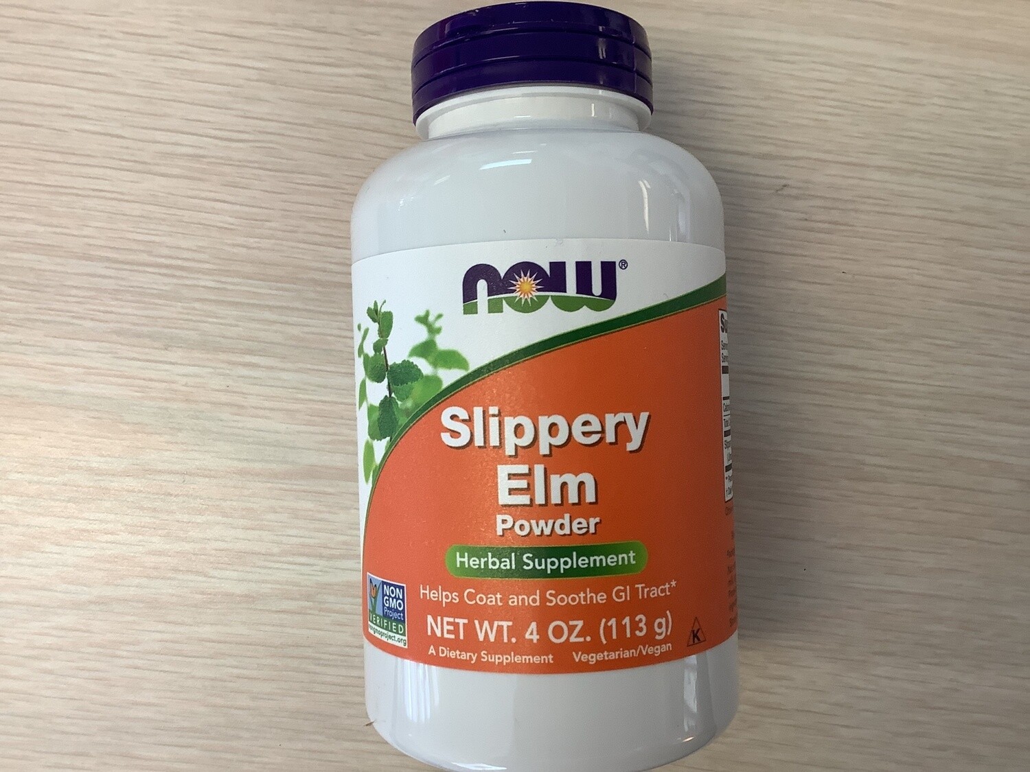 NOW SLIPPERY ELM POWDER 4 OZ