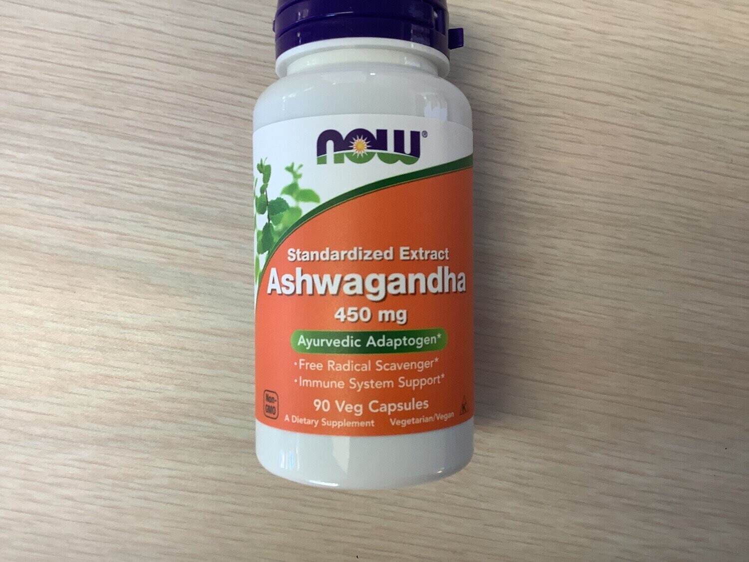 NOW ASHWAGANDHA EXTRACT 450MG  90 VCAPS