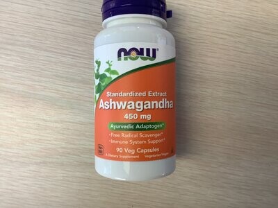 NOW ASHWAGANDHA EXTRACT 450MG  90 VCAPS