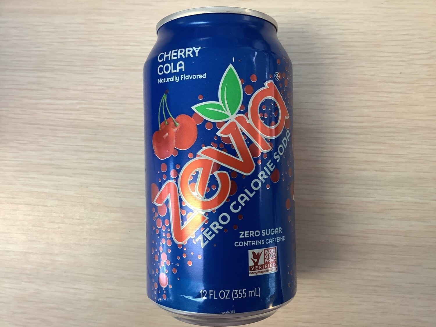 ZEVIA SODA CHERRY COLA 12 OZ single