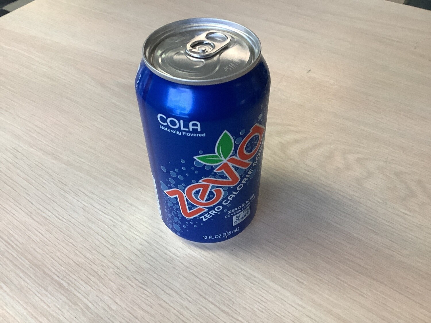 ZEVIA SODA COLA 12 OZ  single REFRIGERATED