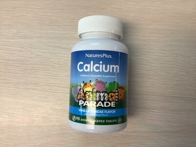 NATURES PLUS ANIMAL PARADE CALCIUM CHEWABLE 90