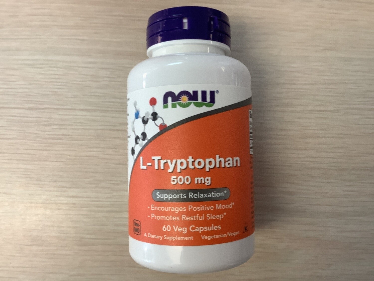NOW L-TRYPTOPHAN 500MG 60 VCAPS