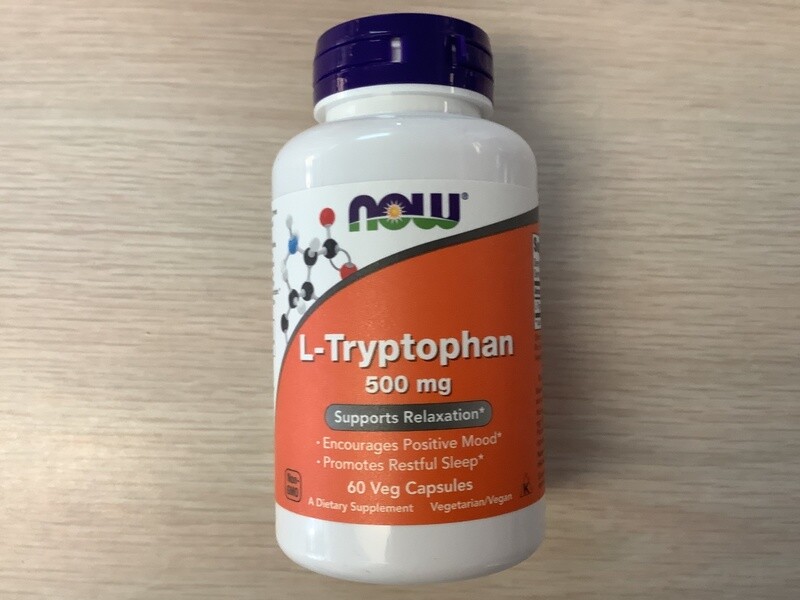 NOW L-TRYPTOPHAN 500MG 60 VCAPS