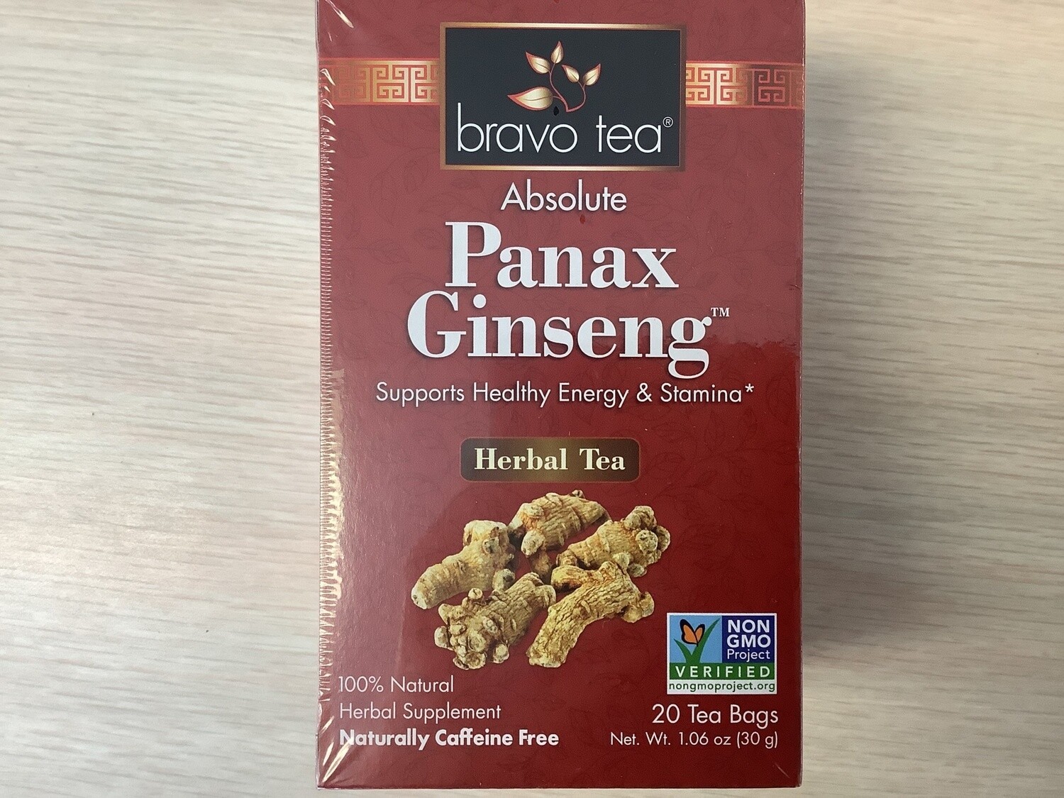 BRAVO TEA Panax Ginseng Tea 20 bag