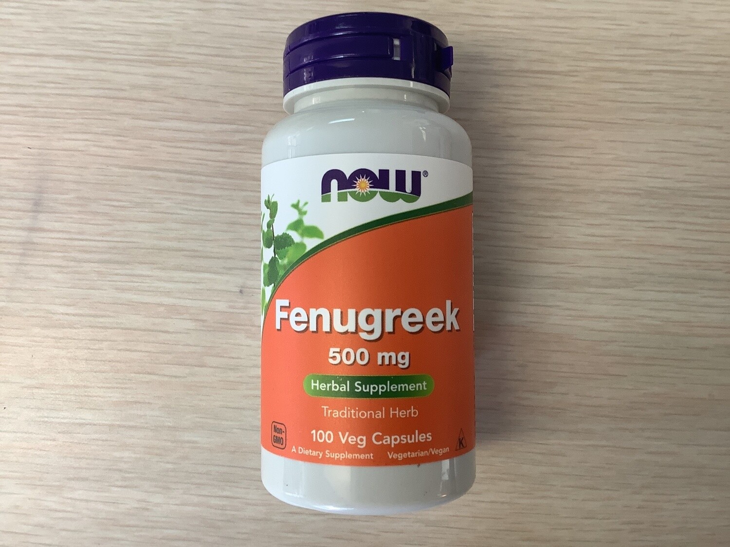 NOW FENUGREEK 500mg 100 VCAPS