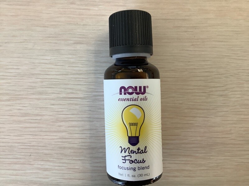 NOW MENTAL FOCUS ESSENTIAL OIL BLEND 1 OZ